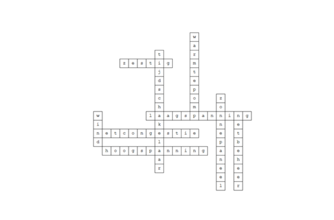 antwoord kruiswoordpuzzel jutter 2
